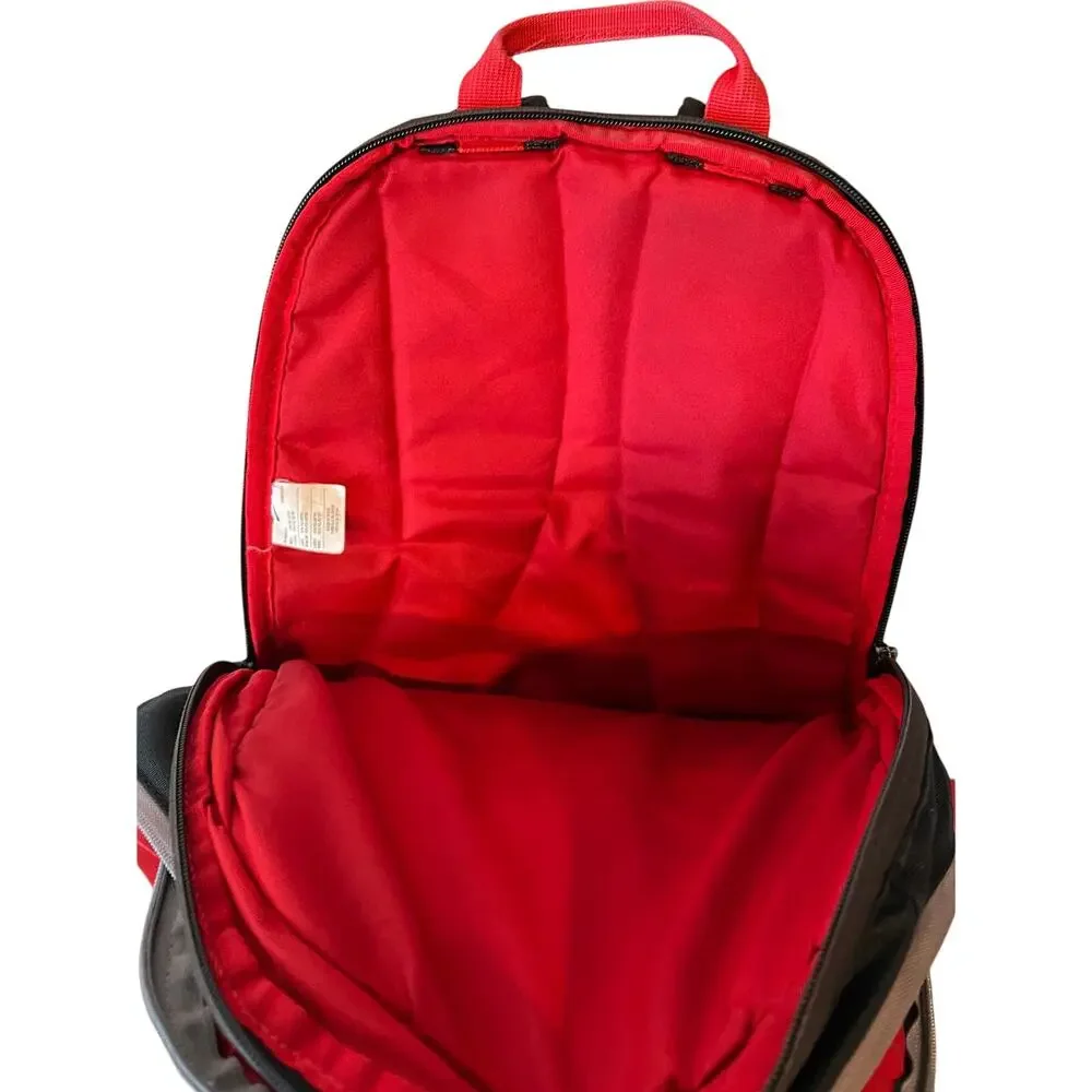 Nike Red Black Padded Computer Backpack